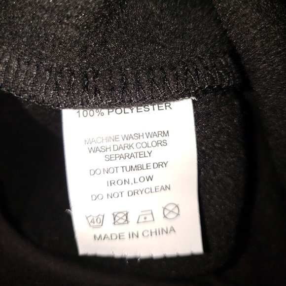 BLACK HOODED ZIP JACKET - Picture 2 of 7